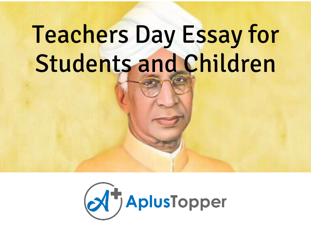 essay of teachers