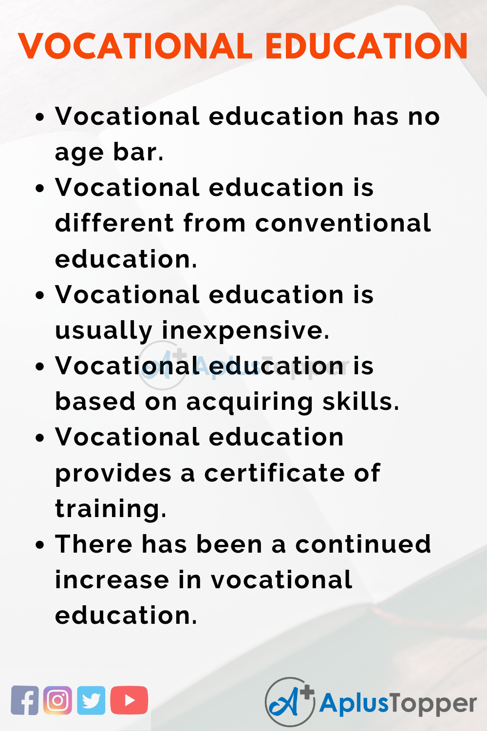 vocational education meaning