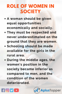 Essay on Role of Women in Society | Role of Women in Society Essay for ...