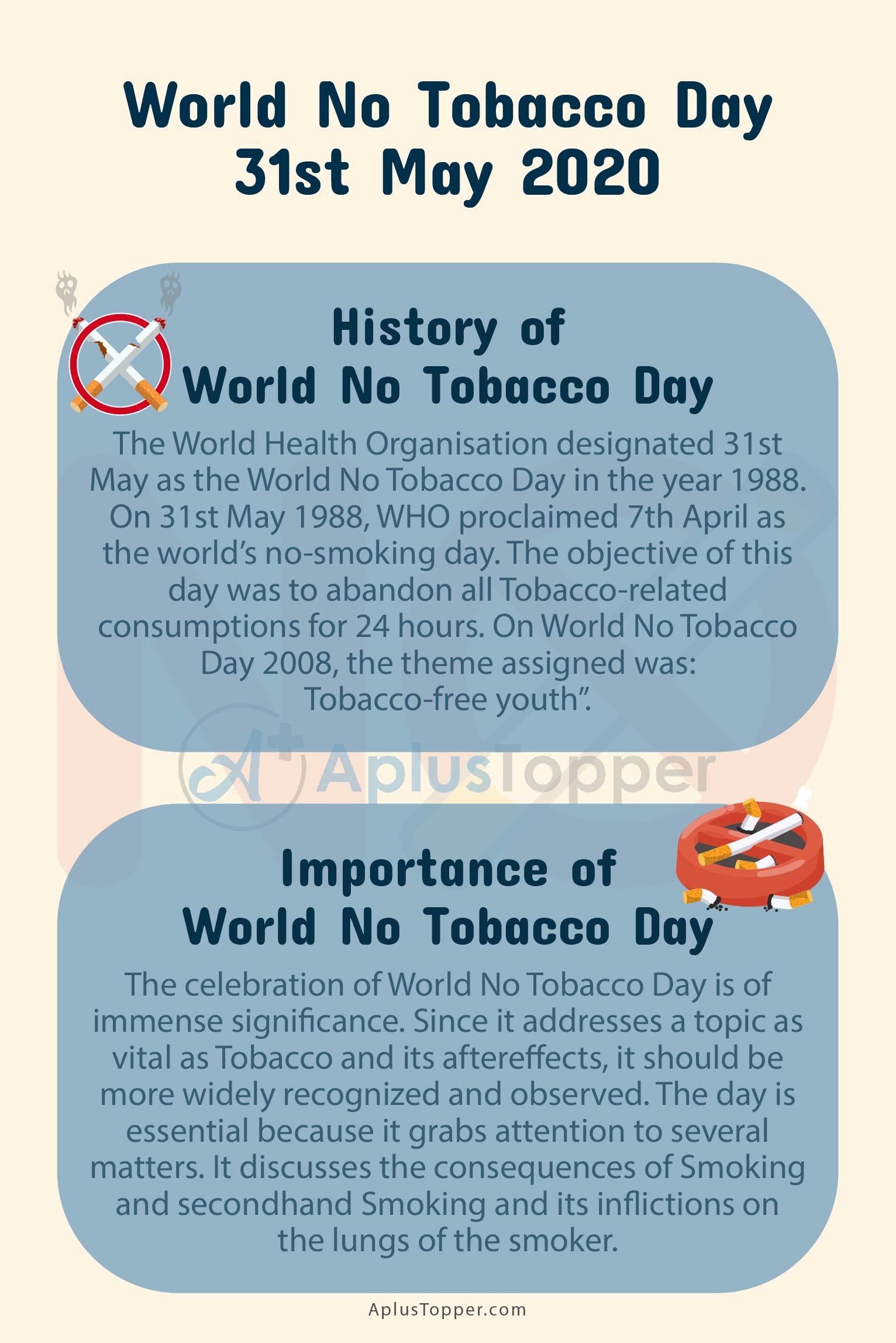World No Tobacco Day 2
