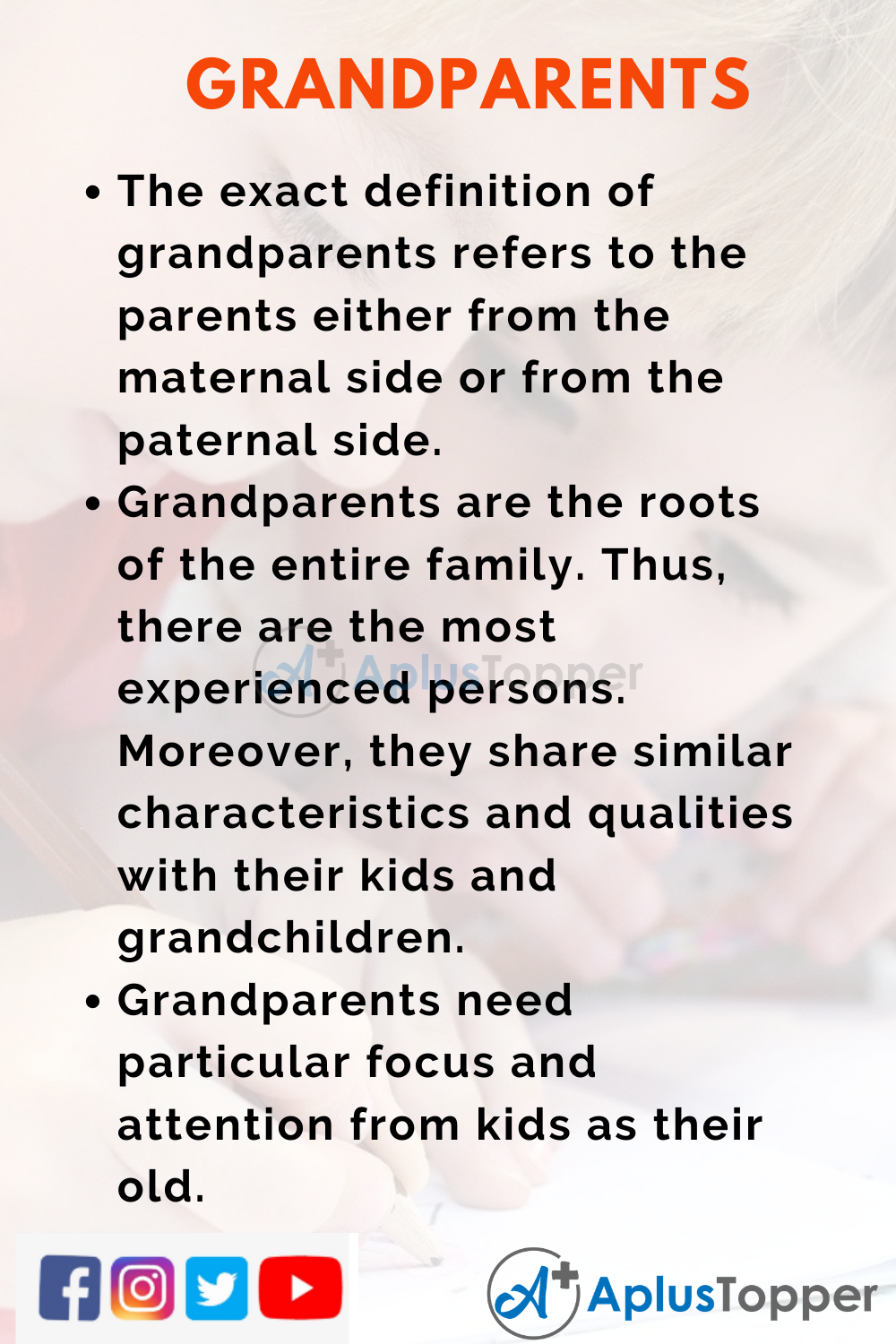 10 Lines on Grandparents for Kids