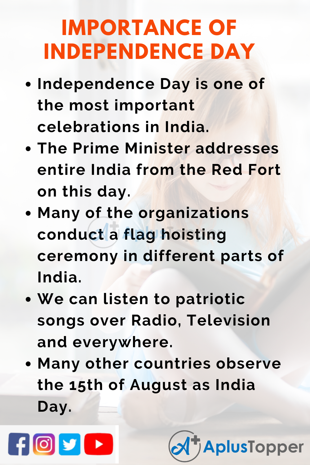 10 Lines on Importance of Independance Day