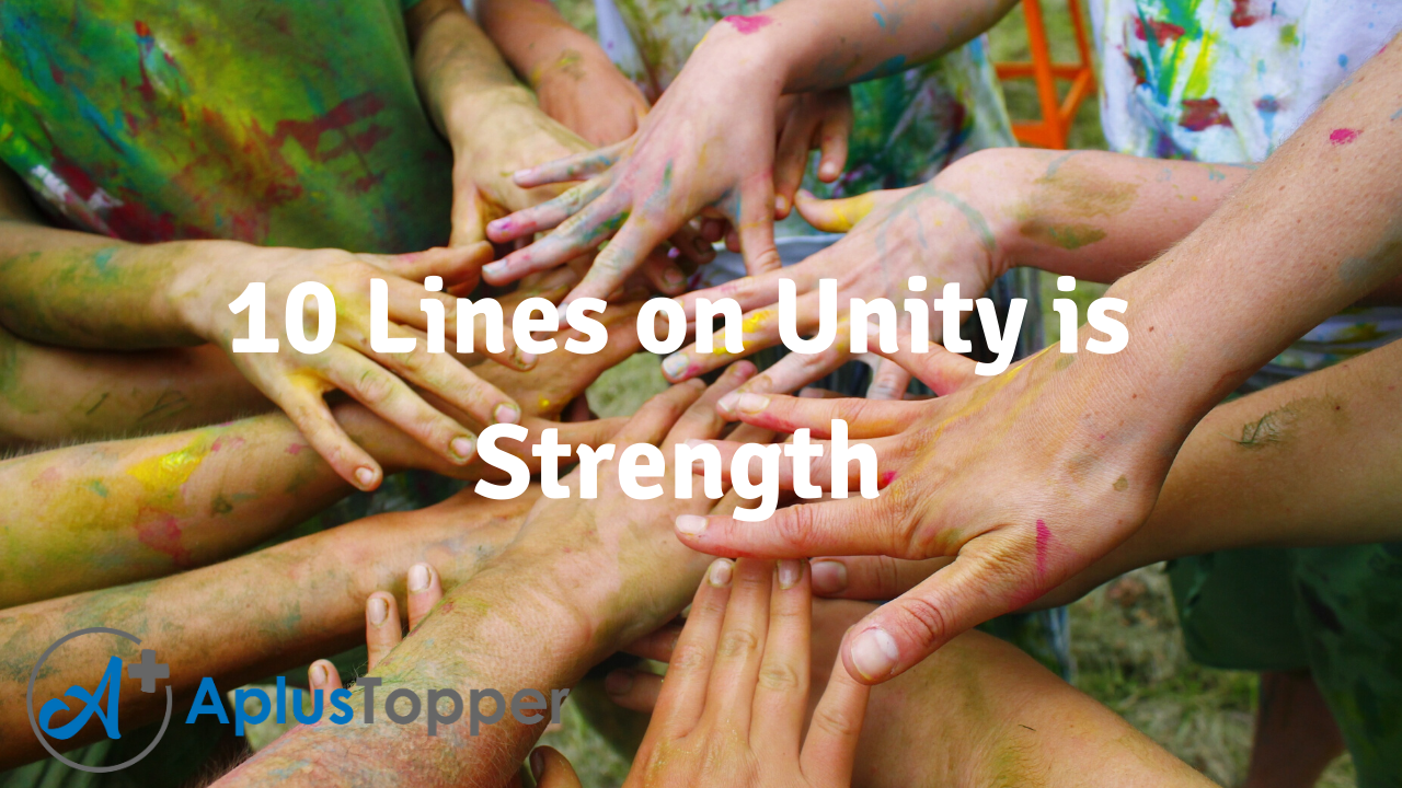 essay on the unity of strength