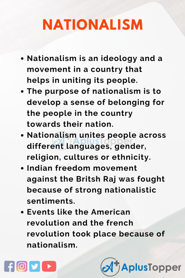 assignment topic nationalism