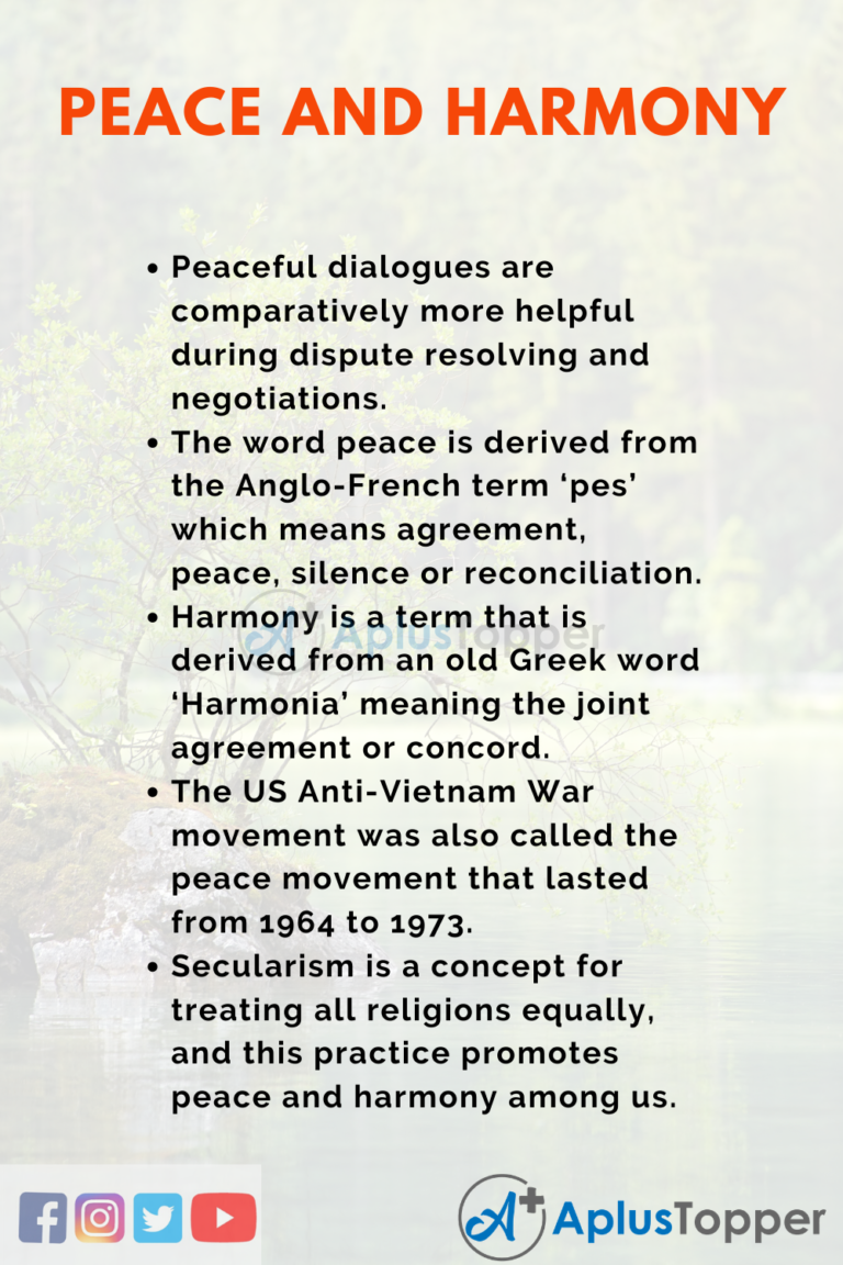 example of essay about peace