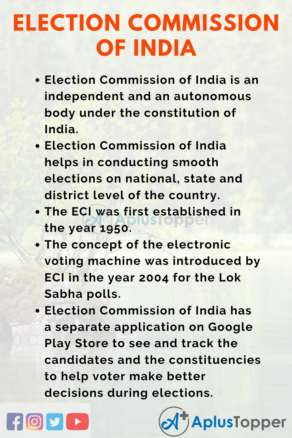 Essay on Election Commission of India
