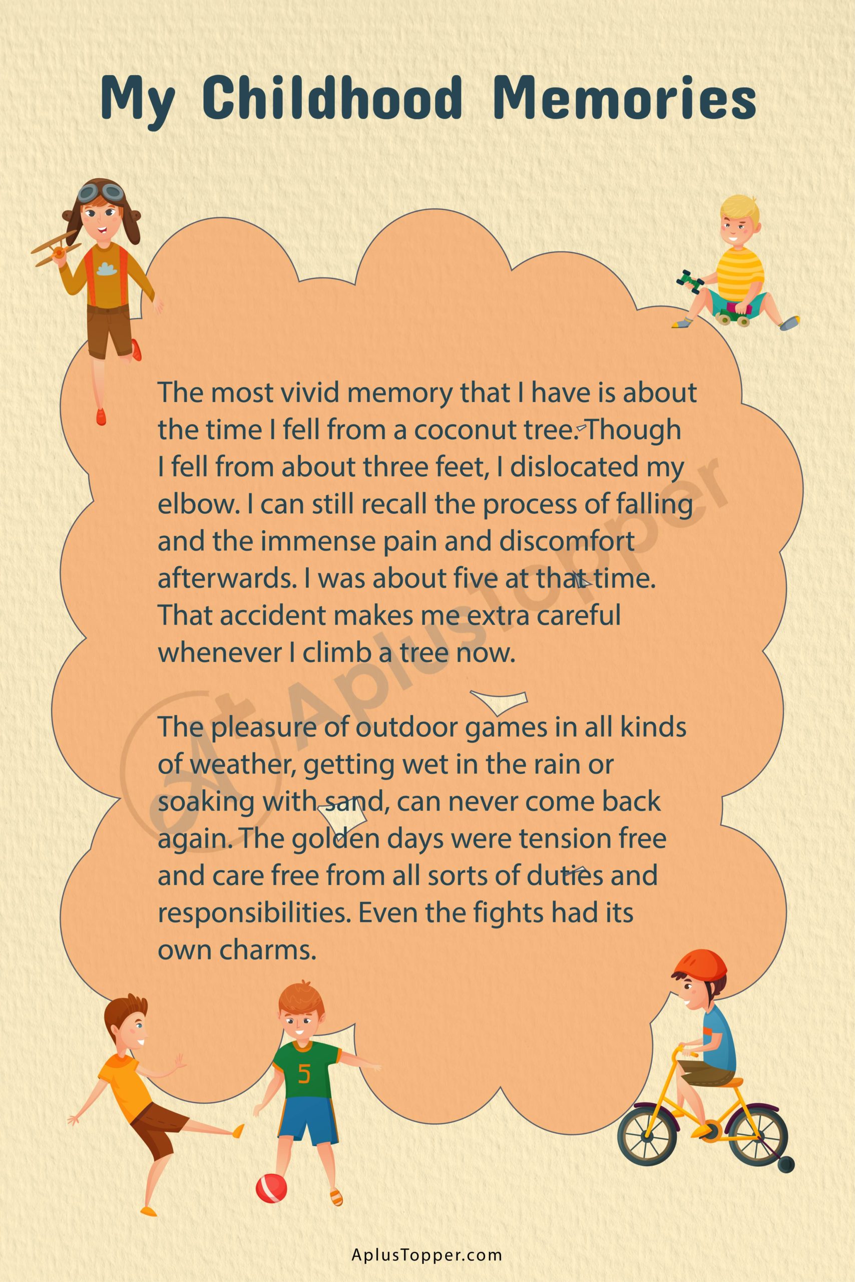 childhood memories essay ideas