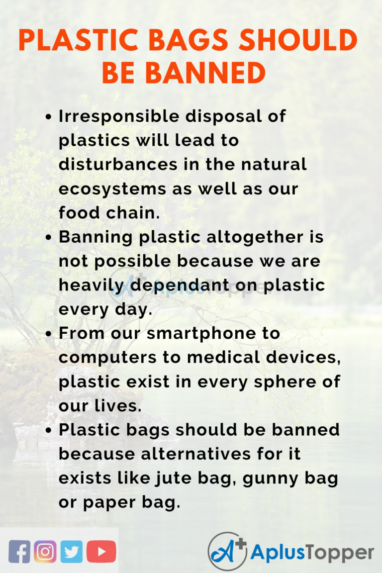the single use plastic ban essay