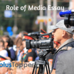 Essay on Role of Media