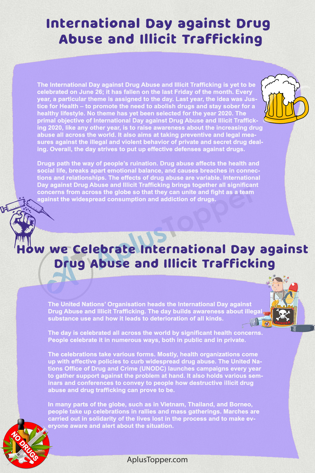 International Day against Drug Abuse 1
