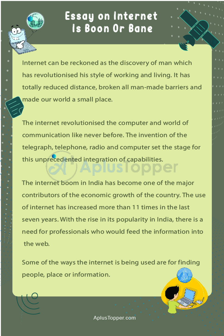 speech on topic internet