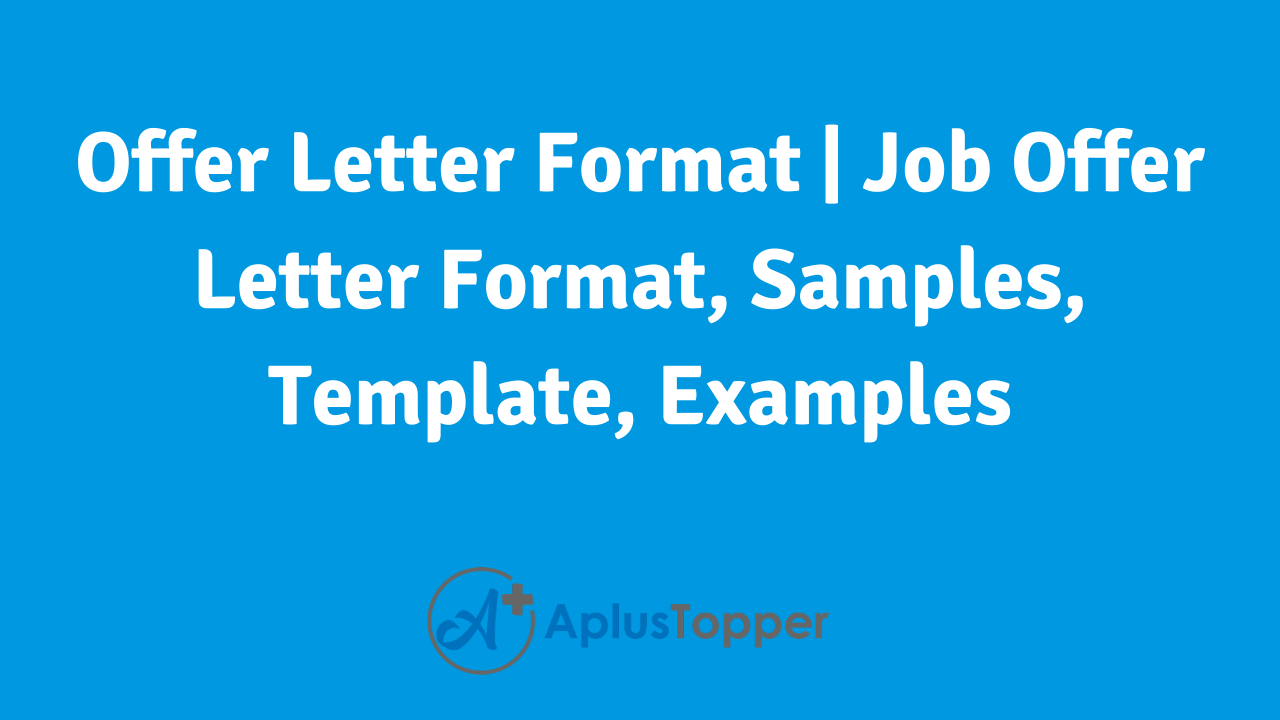 sample offer letter format for marketing executive