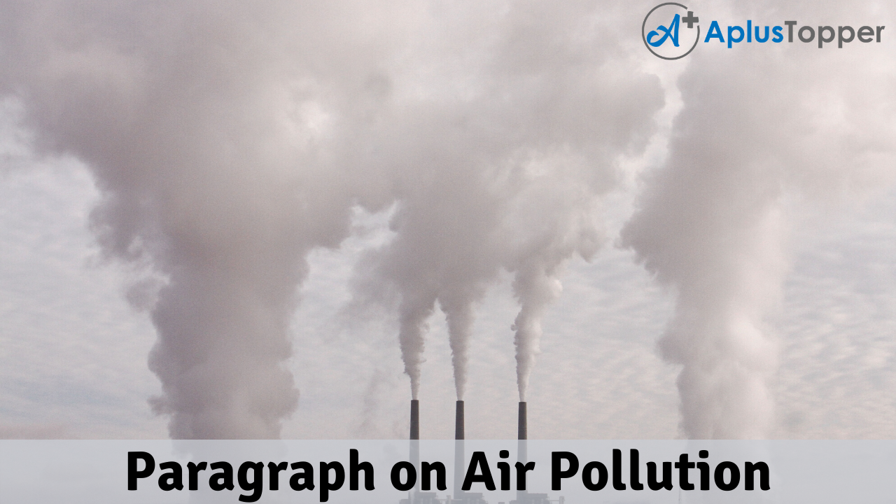 essay on air pollution in 150 words