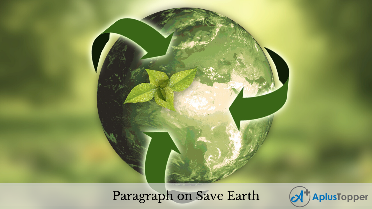 short essay on save earth