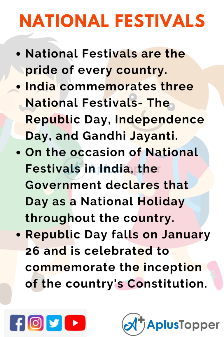 essay on festivals in our country