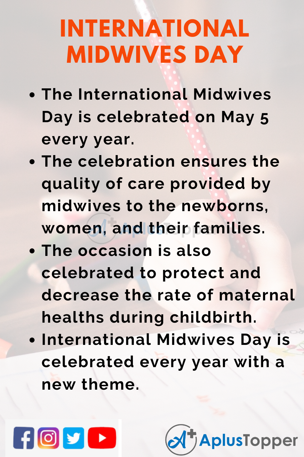 10 Lines on International Midwives Day for Kids
