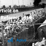 Article on British Reforms 1919