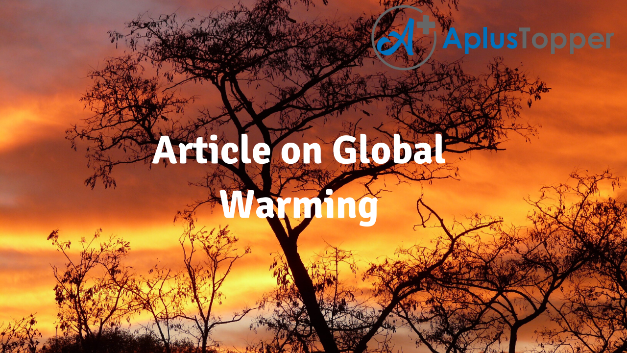 article on global warming 2021