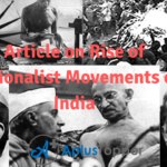 Article on Rise of Nationalist Movements of India