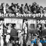Article on Sovereignty and Partition of India 1947