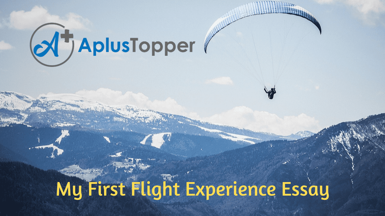 my first flight experience essay 50 words