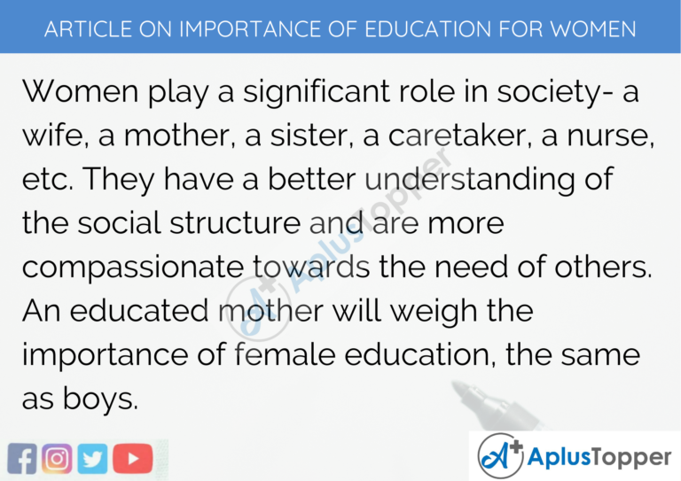 article on importance of girl education in 200 words