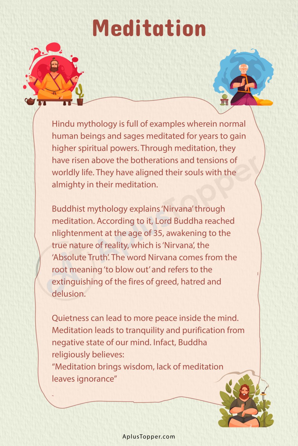 common app essay on meditation