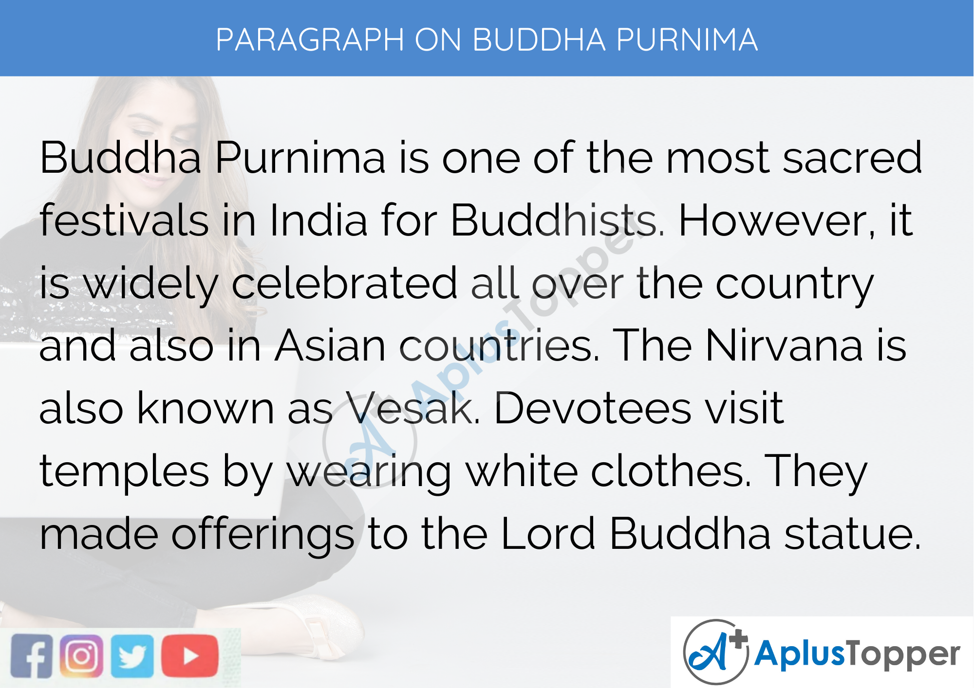 Paragraph On Buddha Purnima - 100 Words for Classes 1, 2, 3 Kids