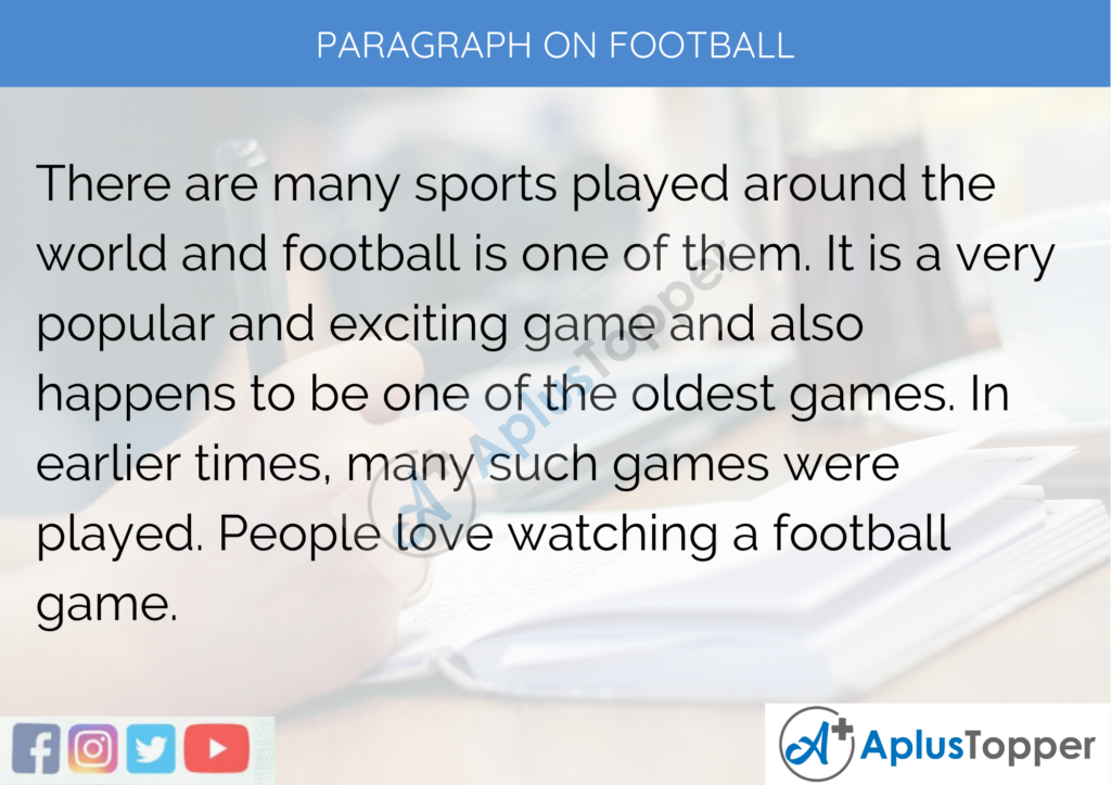 short essay on football in english