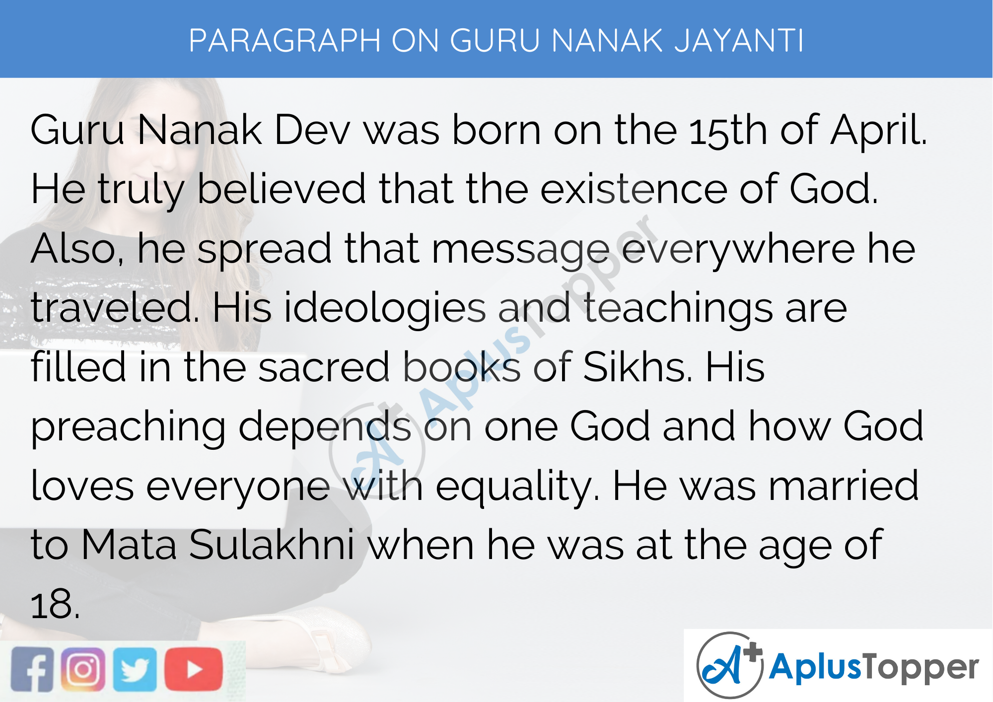 Paragraph On Guru Nanak Jayathi - 250 to 300 Words for Classes 9, 10, 11, 12 And Competitive Exam Students