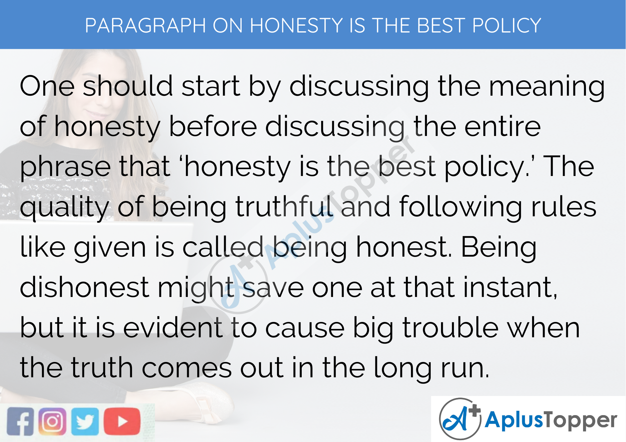 paragraph on honesty