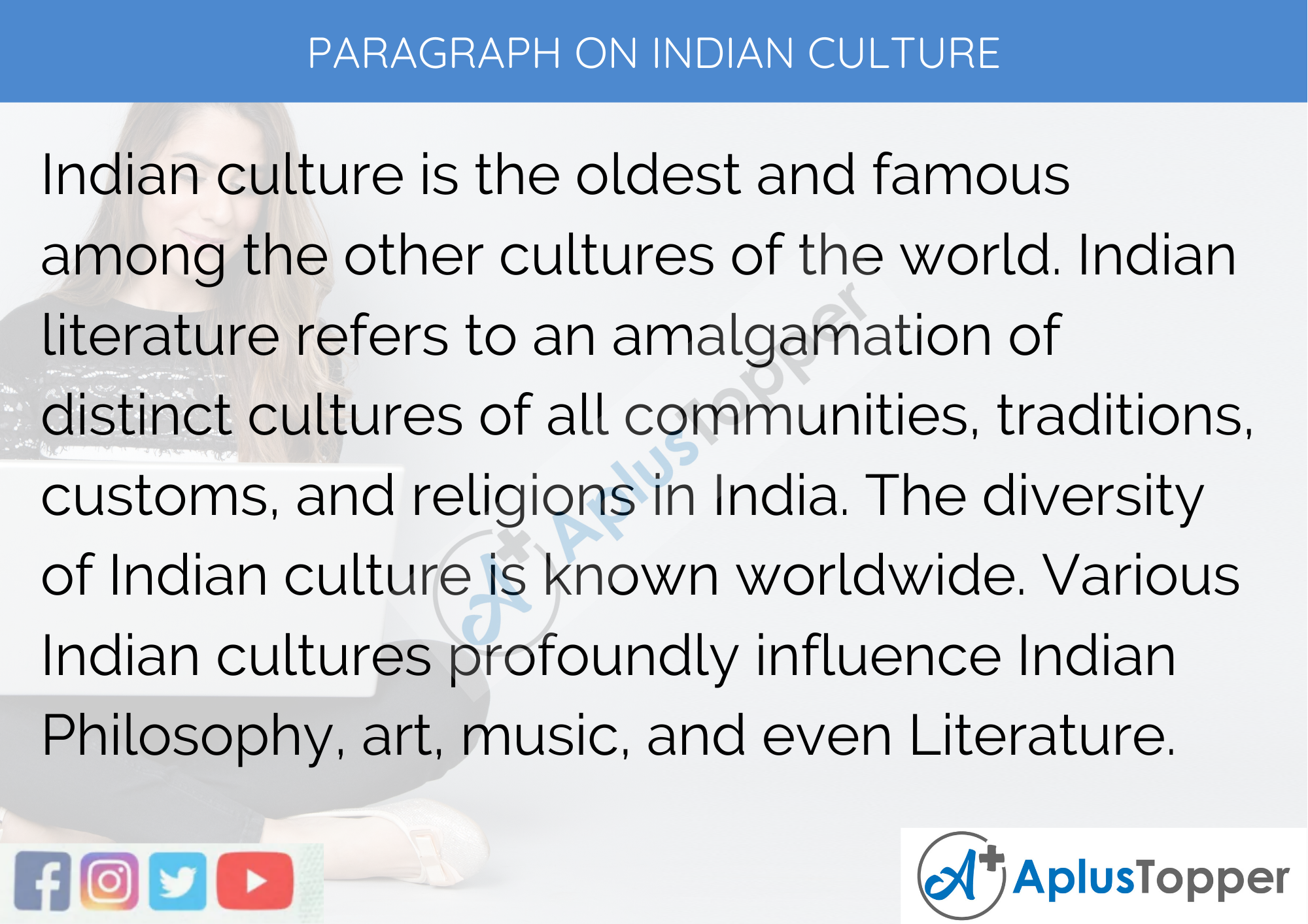 Paragraph on Indian Culture - 100 Words for Classes 1, 2, and 3 Kids