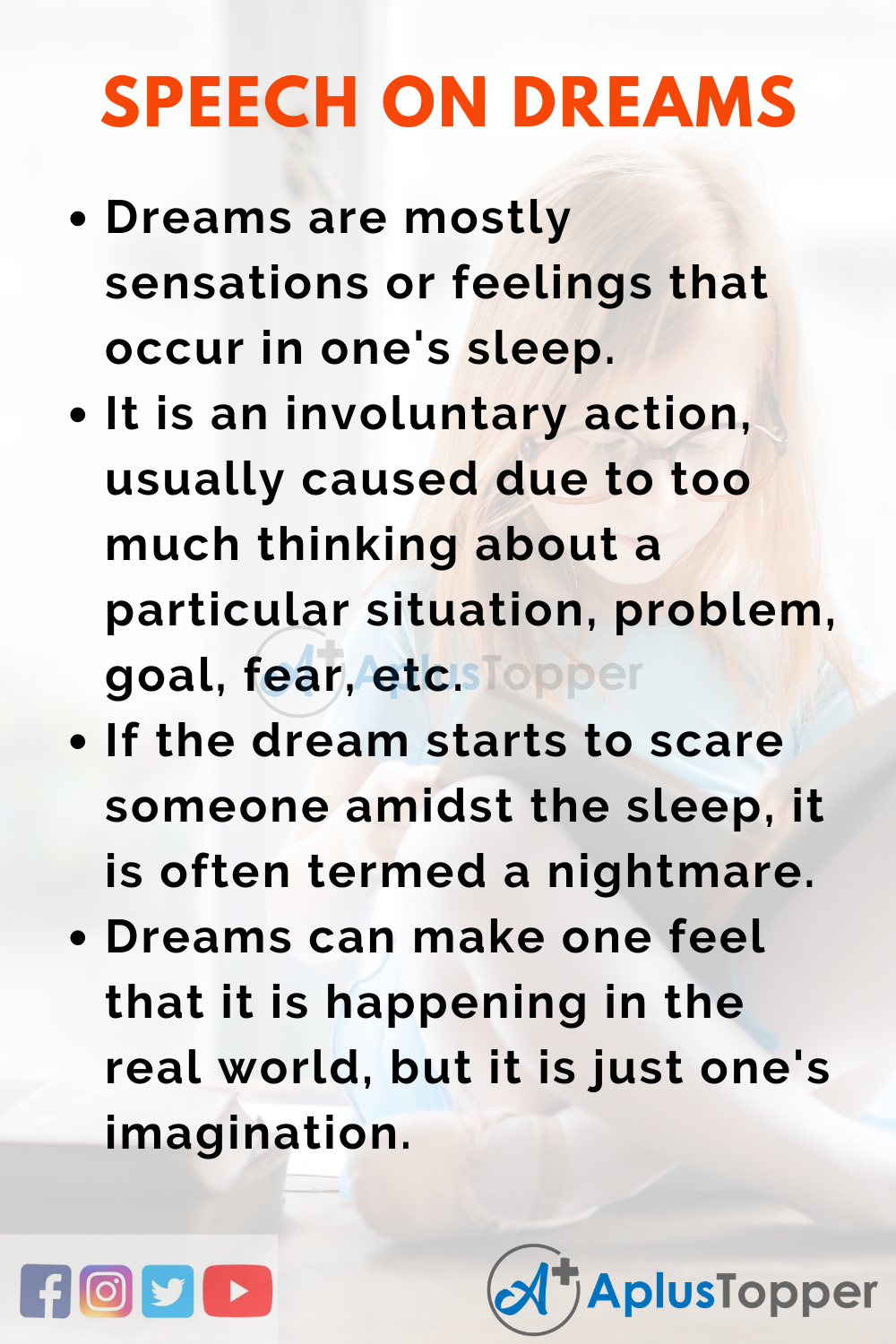 essay about dream in sleep