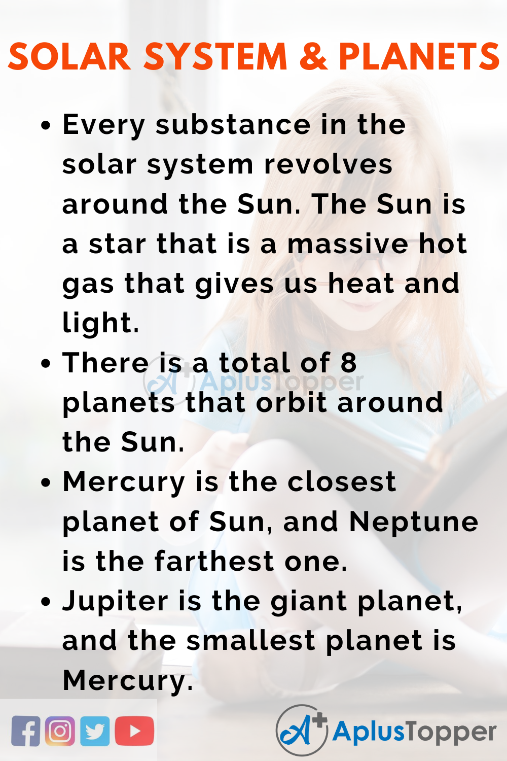 10 Lines On Speech On Solar Systems And Planets In English