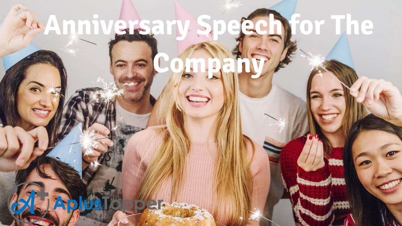 speech on 1st anniversary of a company