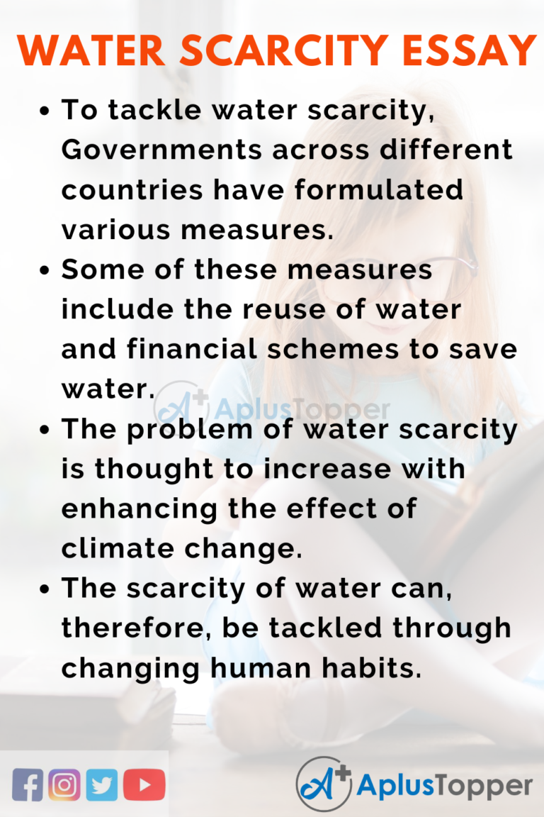 water crisis meaning essay