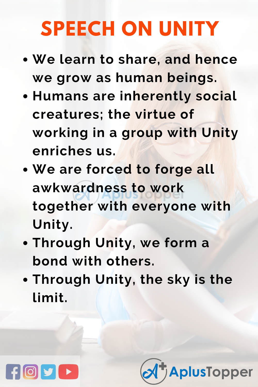 a essay about unity