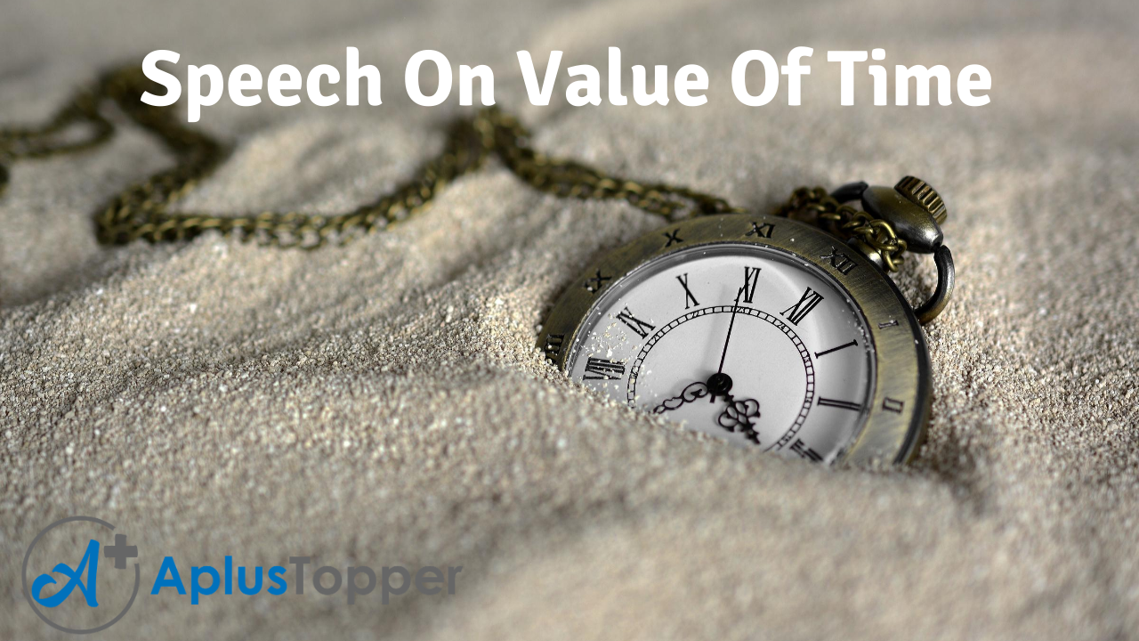speech topic value of time
