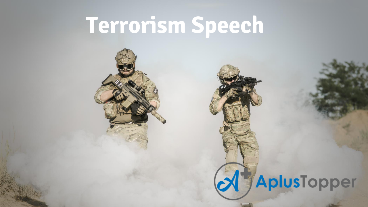 speech on terrorism in english