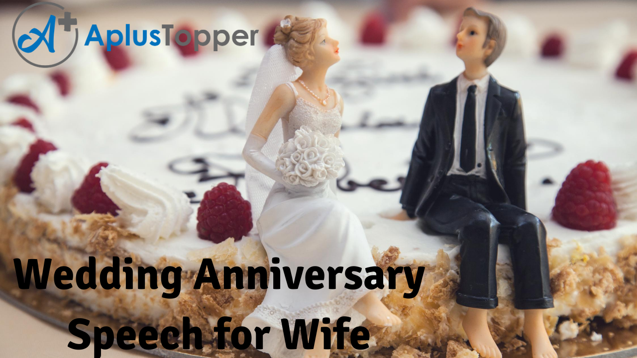 Wedding Anniversary Speech for Wife