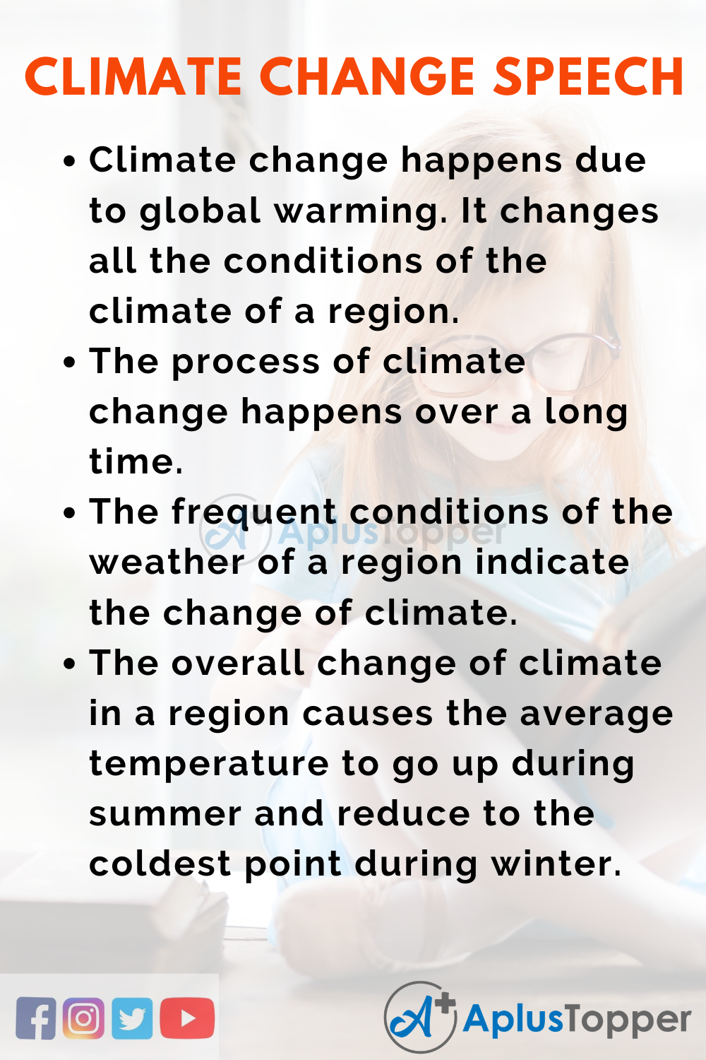 10 Lines On Climate Change Speech In English