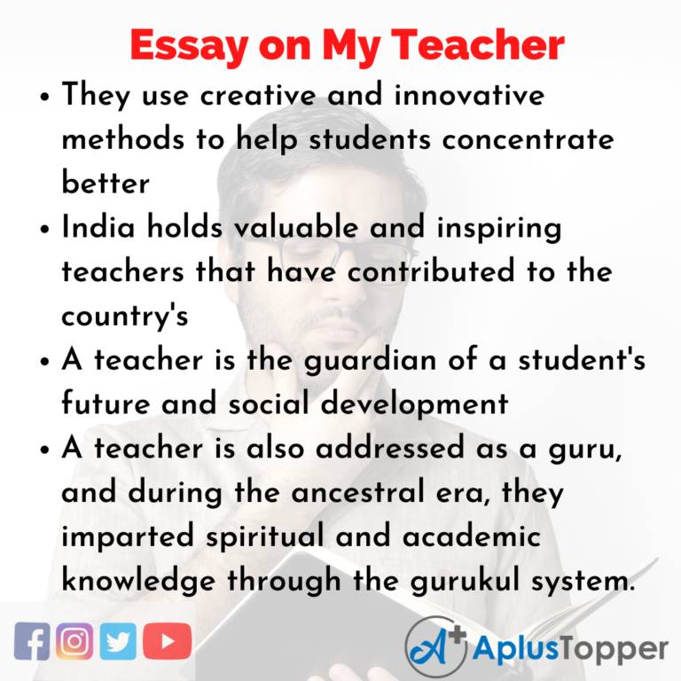 essay on life of a teacher