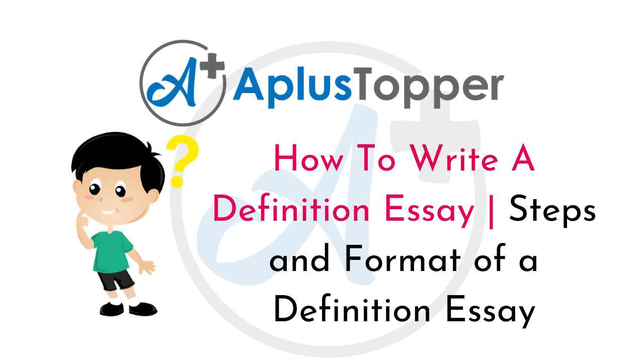 how to start an essay about the definition