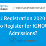 IGNOU Registration