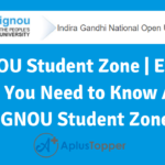 IGNOU Student Zone