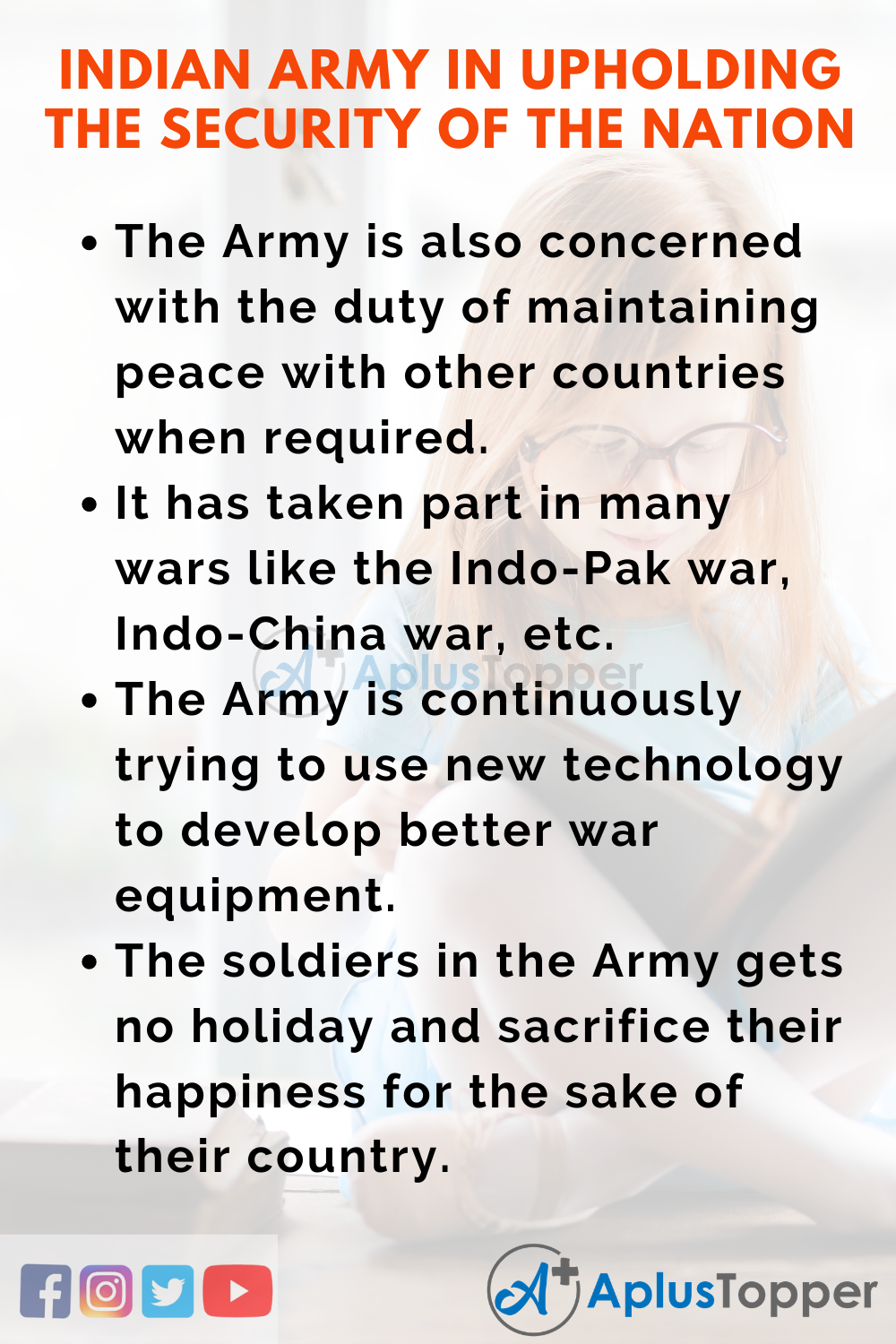 Short Speech On Indian Army In Upholding The Security Of The Nation 150 Words In English