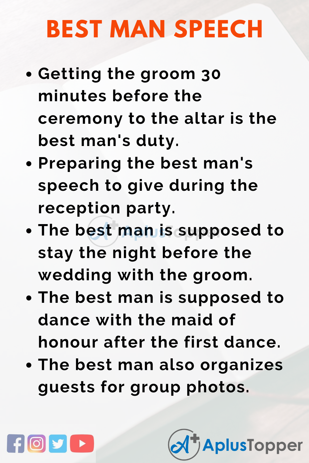 best man speech template for dad