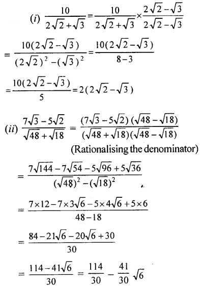 ML Aggarwal Class 9 Solutions for ICSE Maths Chapter 1 Rational and Irrational Numbers Chapter Test img-10