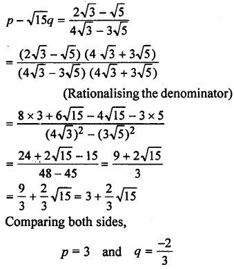 ML Aggarwal Class 9 Solutions for ICSE Maths Chapter 1 Rational and Irrational Numbers Chapter Test img-12