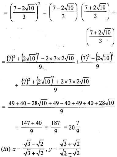 ML Aggarwal Class 9 Solutions for ICSE Maths Chapter 1 Rational and Irrational Numbers Chapter Test img-19